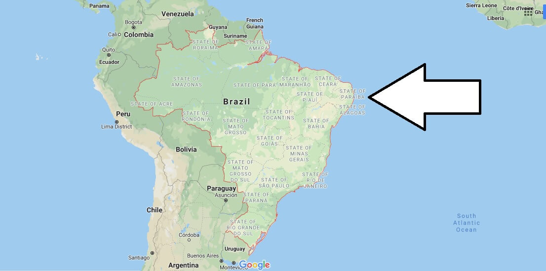 Brazil on Map