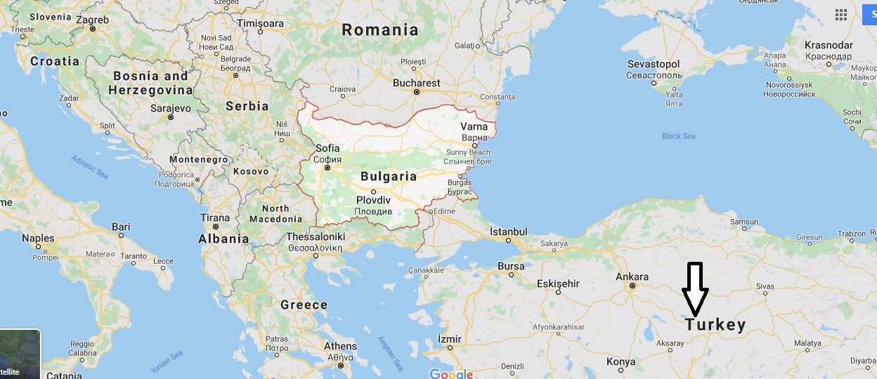 Bulgaria on Map