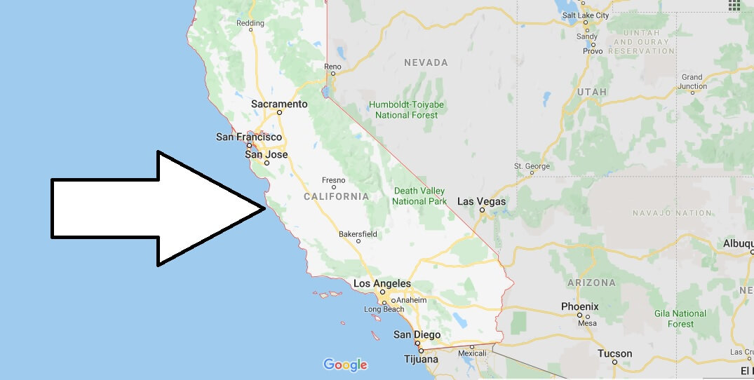 California on Map