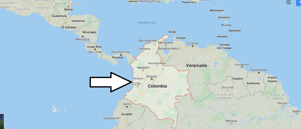 Colombia on Map