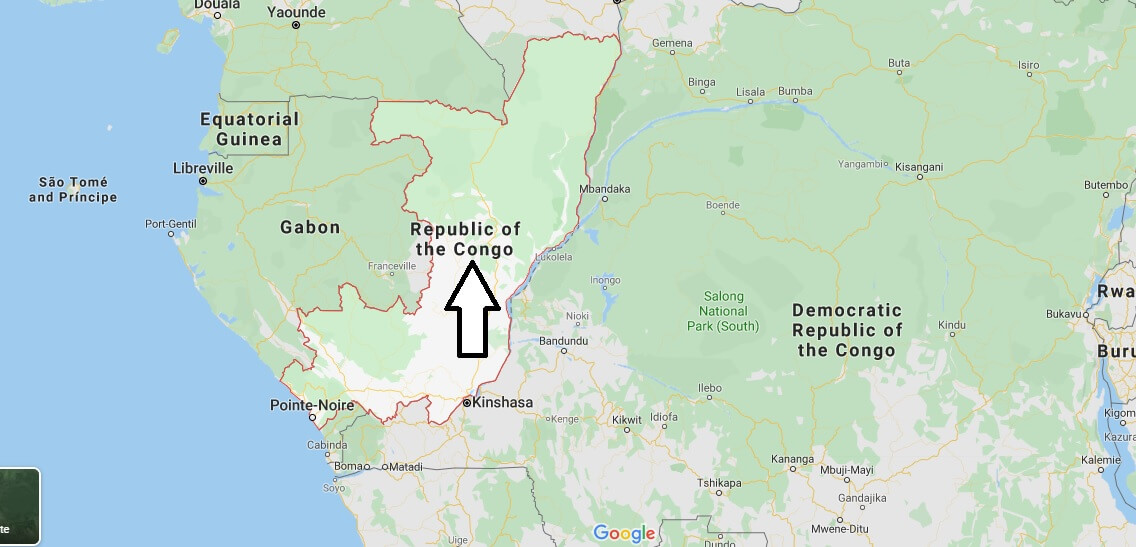Congo on Map