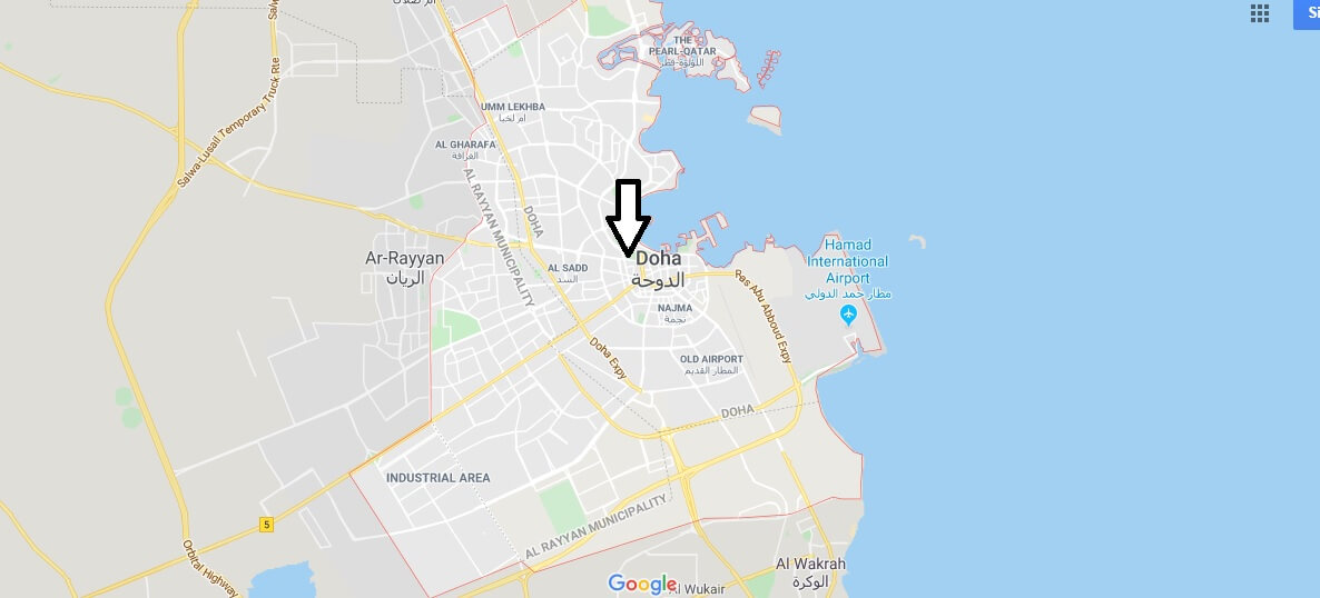 Doha on Map