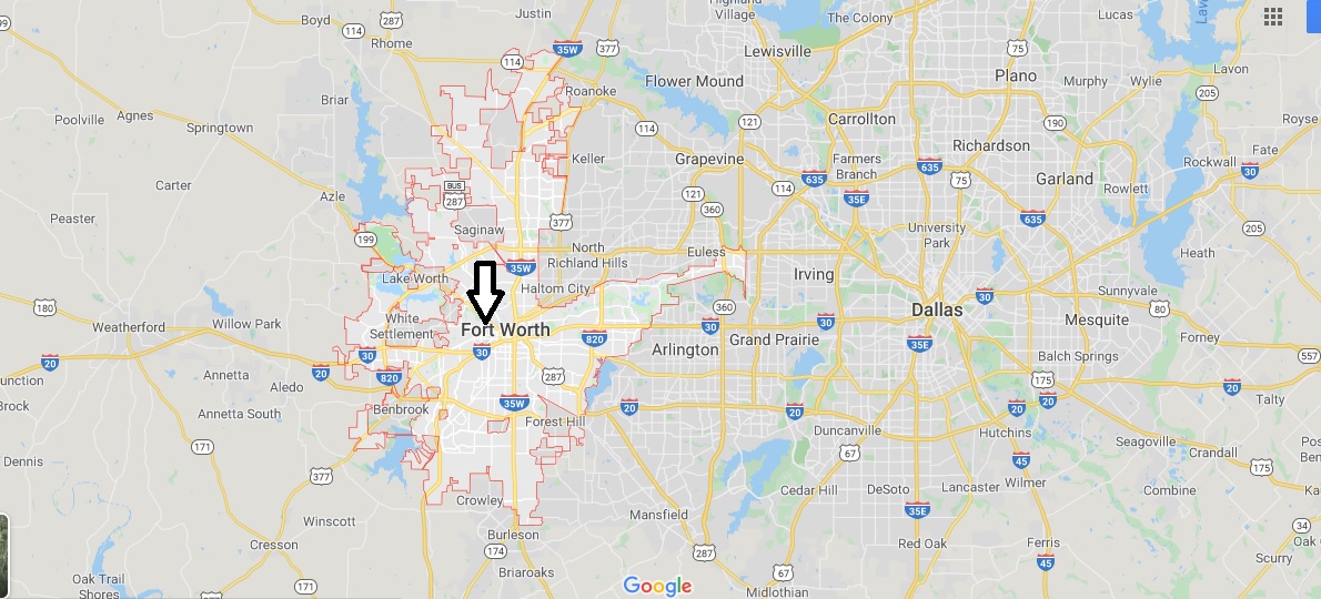 Fort Worth Map