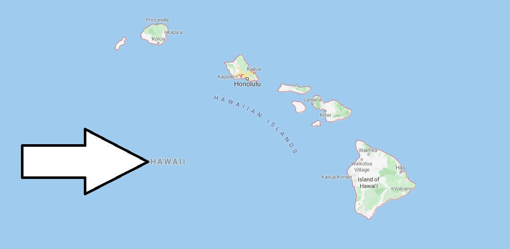 Hawaii on Map