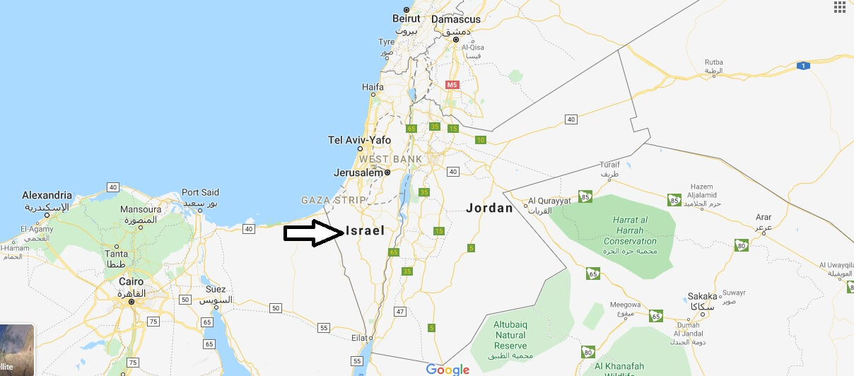 Israel on Map
