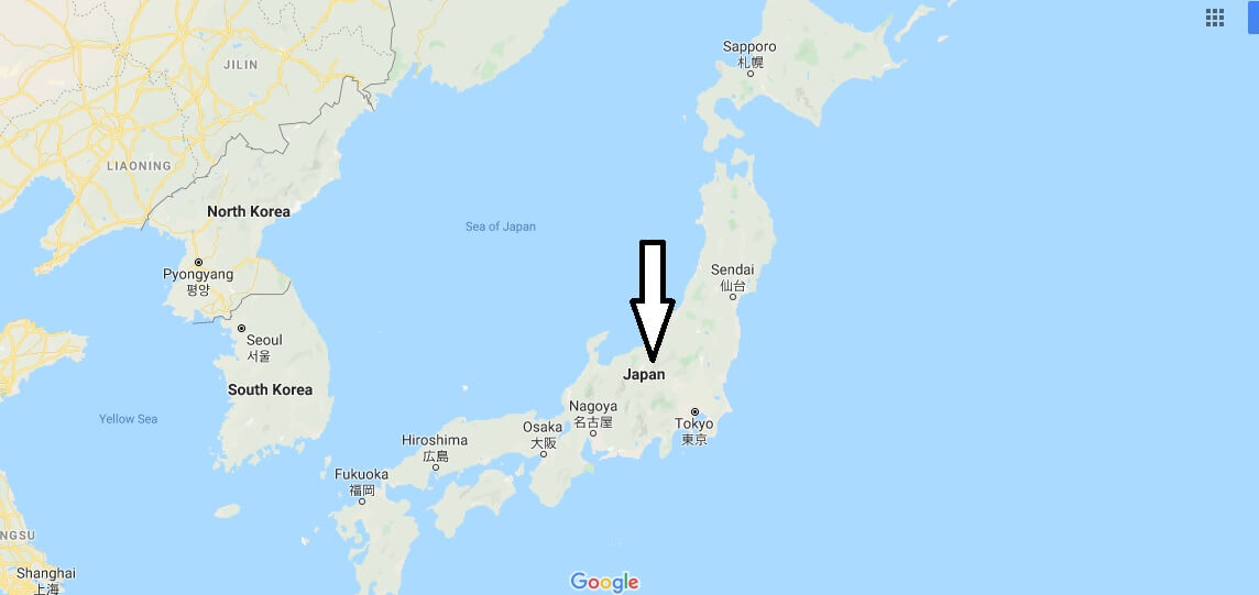Japan on Map