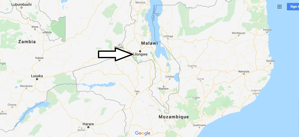 Lilongwe Map