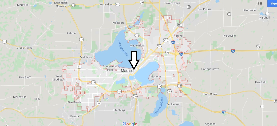 Madison on Map