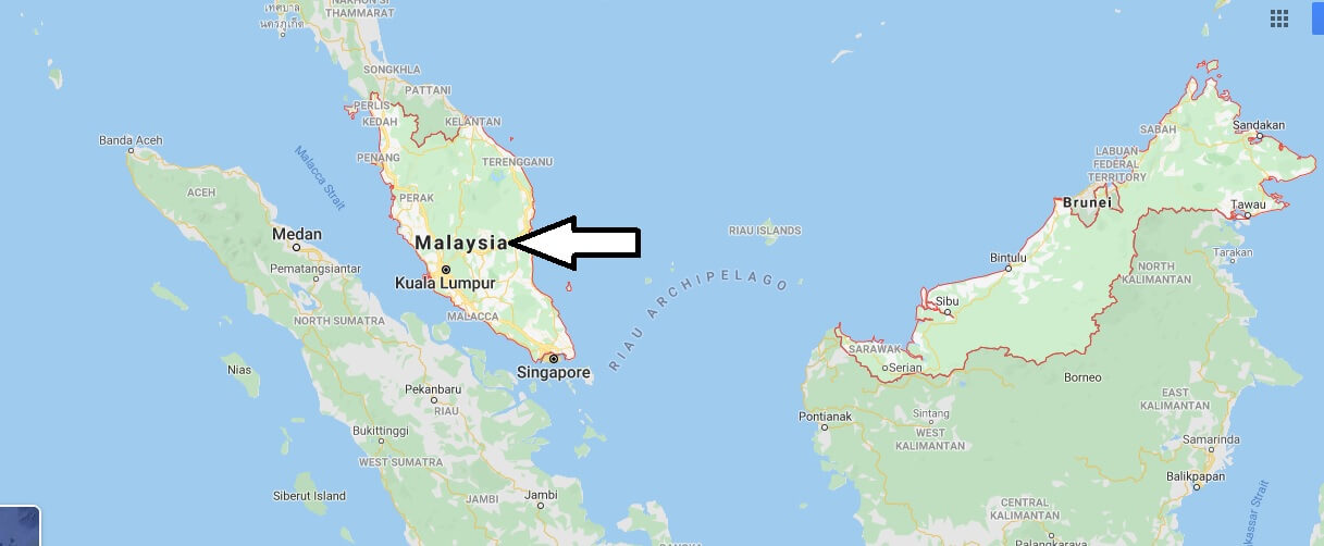 Malaysia on Map