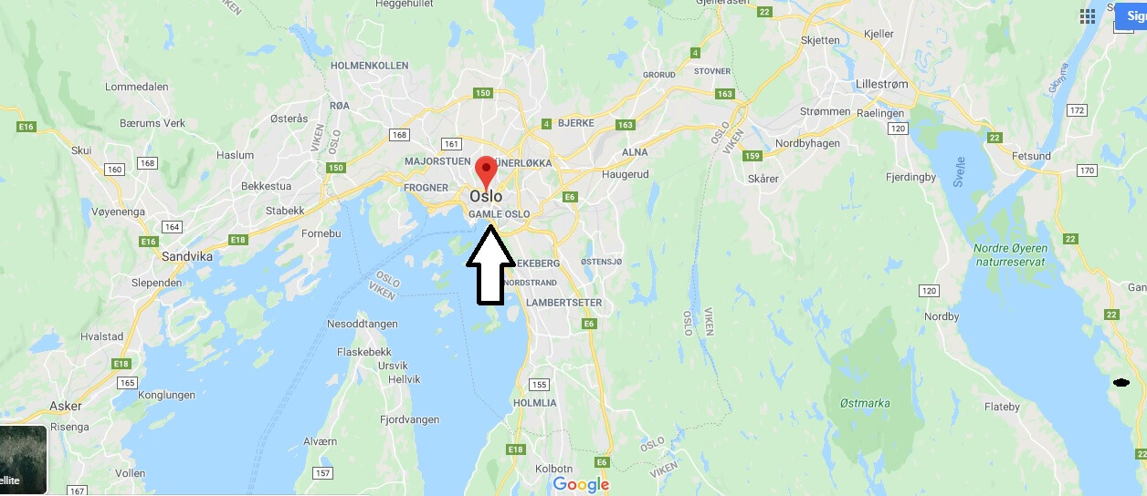 Map of Oslo
