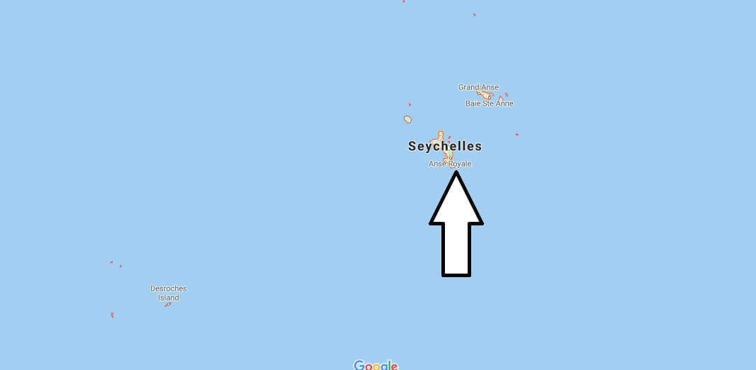 Map of Seychelles
