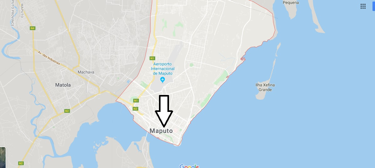 Maputo on Map
