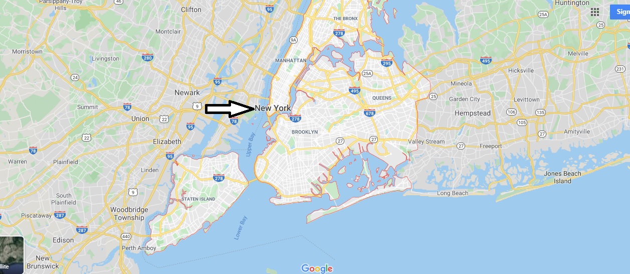 New York city Map