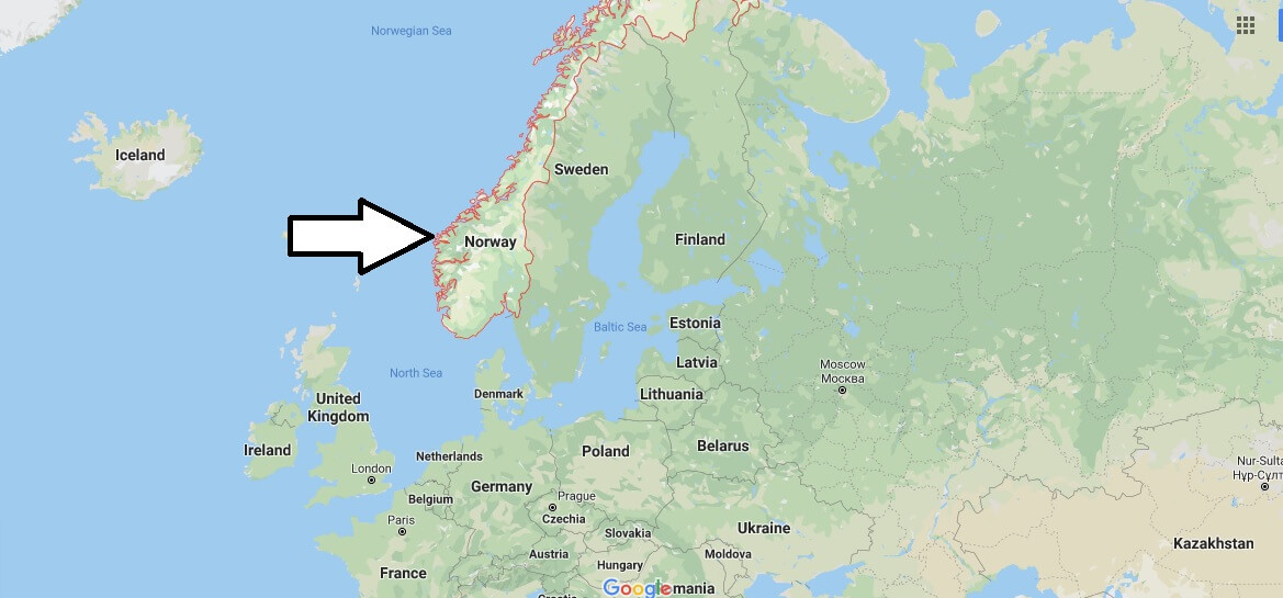 Norway on Map