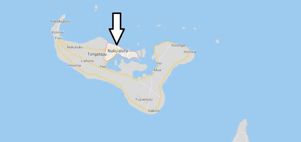 Nukualofa Map