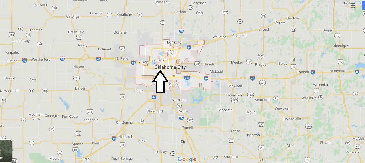 Oklahoma City Map