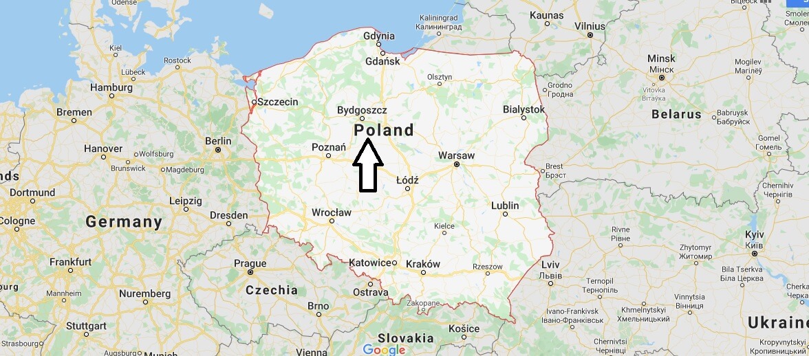 Poland on Map