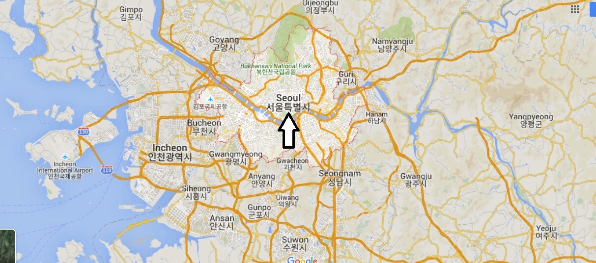 Seoul on Map