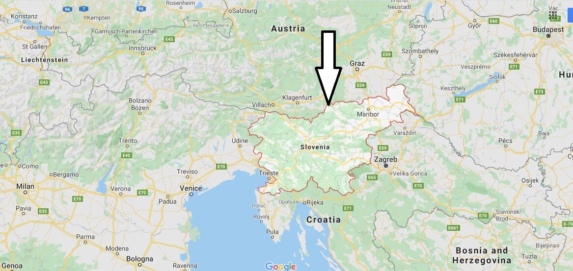 Slovenia on Map