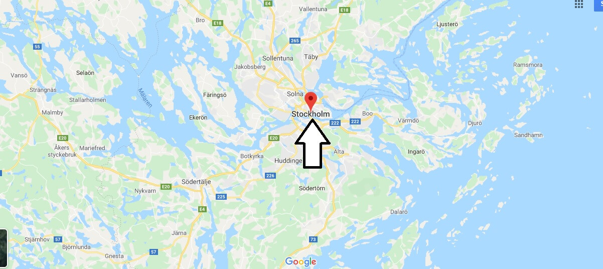 Stockholm on Map