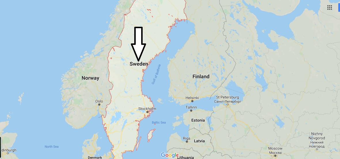 Sweden on Map