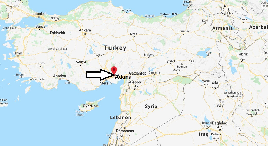 Where is Adana Located? What Country is Adana in? Adana Map