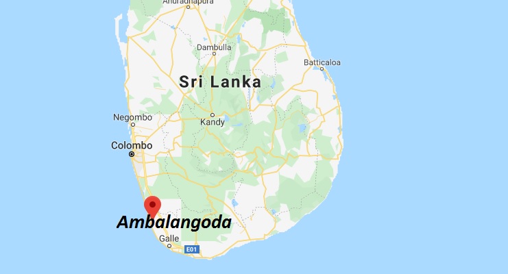 Where is Ambalangoda Located? What Country is Ambalangoda in? Ambalangoda Map