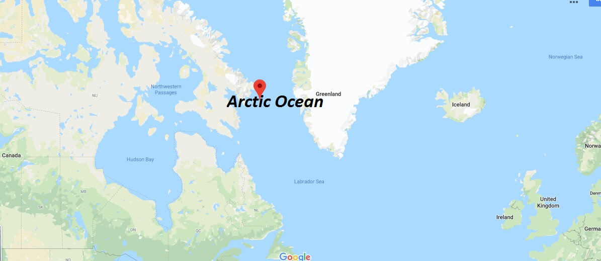 Where is Arctic Ocean? What are the boundaries of the Arctic Ocean?