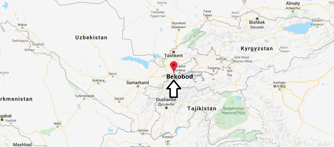 Where is Bekobod Located? What Country is Bekobod in? Bekobod Map