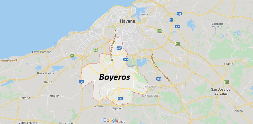 Where is Boyeros Located? What Country is Boyeros in? Boyeros Map