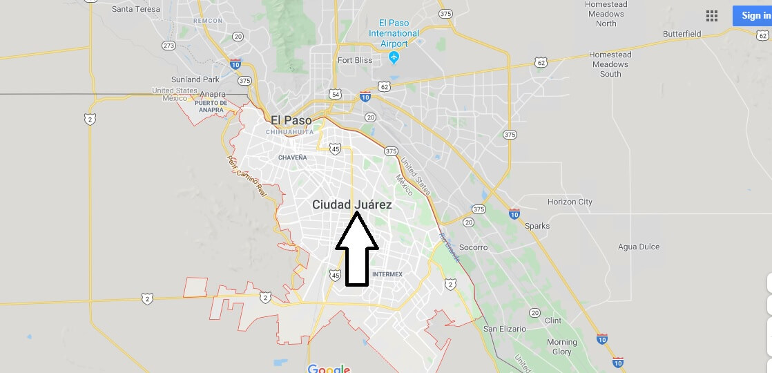 Where is Ciudad Juarez Located? What Country is Ciudad Juarez in? Ciudad Juarez Map