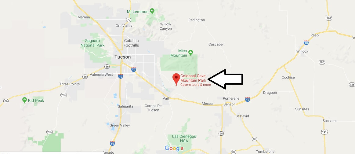 Where is Colossal Cave Mountain Park?