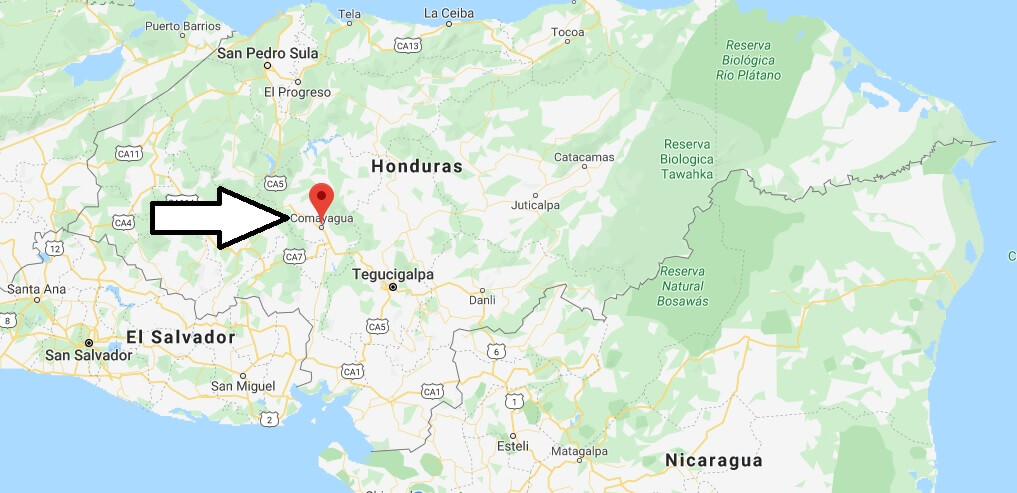 Where is Comayagua Located? What Country is Comayagua in? Comayagua Map