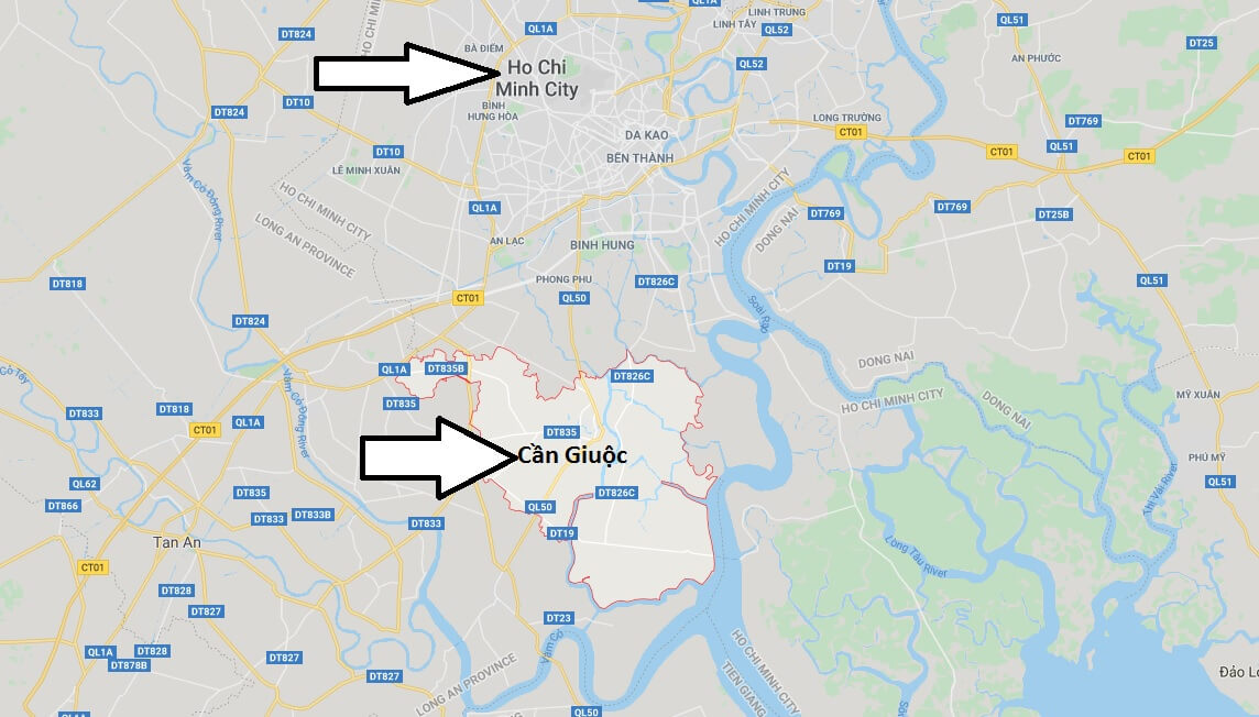 Where is Cần Giuộc Located? What Country is Cần Giuộc in? Cần Giuộc Map