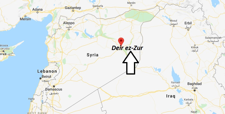 Where is Deir ez-Zur Located? What Country is Deir ez-Zur in? Deir ez-Zur Map