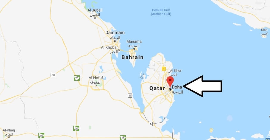 Where is Doha Located? What Country is Doha in? Doha Map