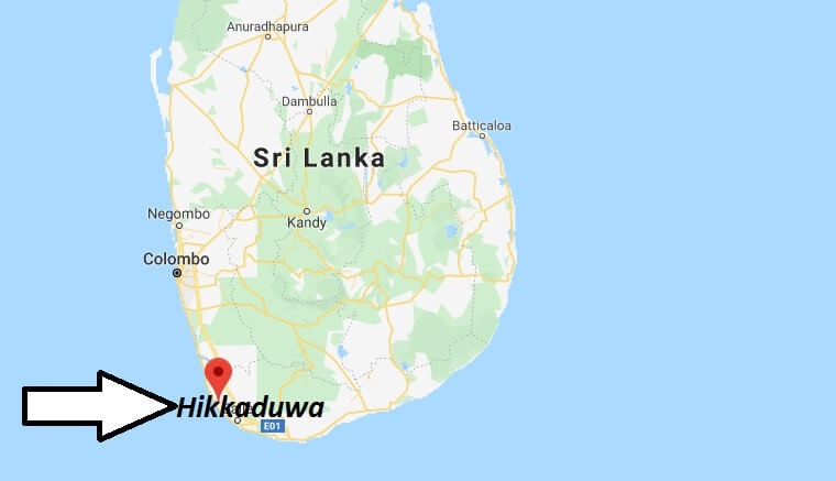 Where is Hikkaduwa Located? What Country is Hikkaduwa in? Hikkaduwa Map