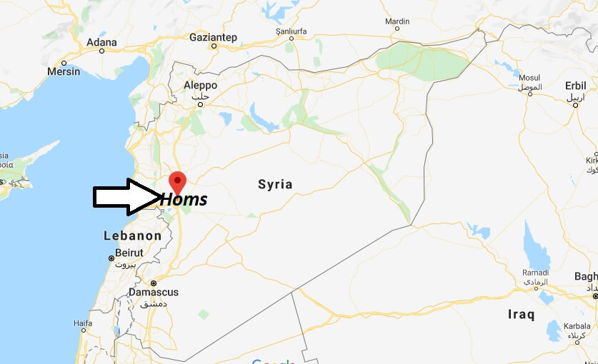 Where is Homs Located? What Country is Homs in? Homs Map