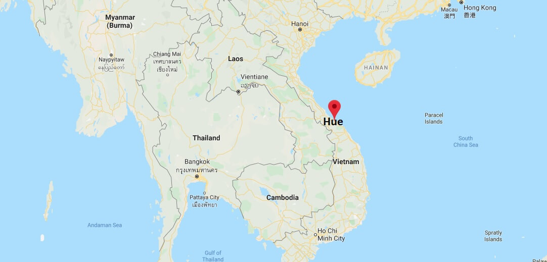 Where is Hue Located? What Country is Hue in? Hue Map