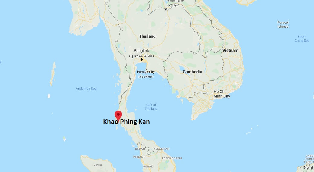 Where is Khao Phing Kan Located? What Country is Khao Phing Kan in? Khao Phing Kan Map