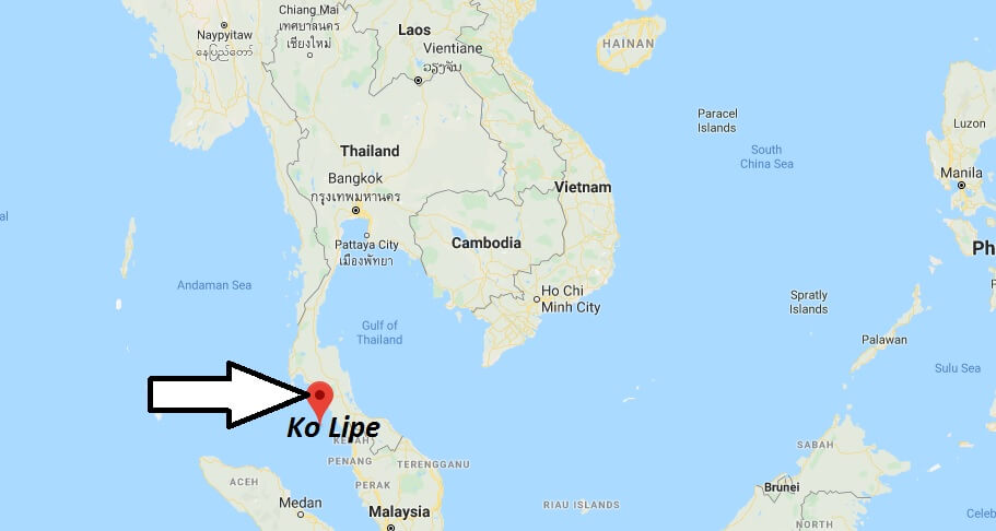 Where is Ko Lipe Located? What Country is Ko Lipe in? Ko Lipe Map