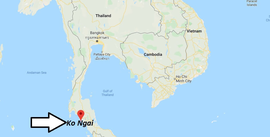 Where is Ko Ngai Located? What Country is Ko Ngai in? Ko Ngai Map