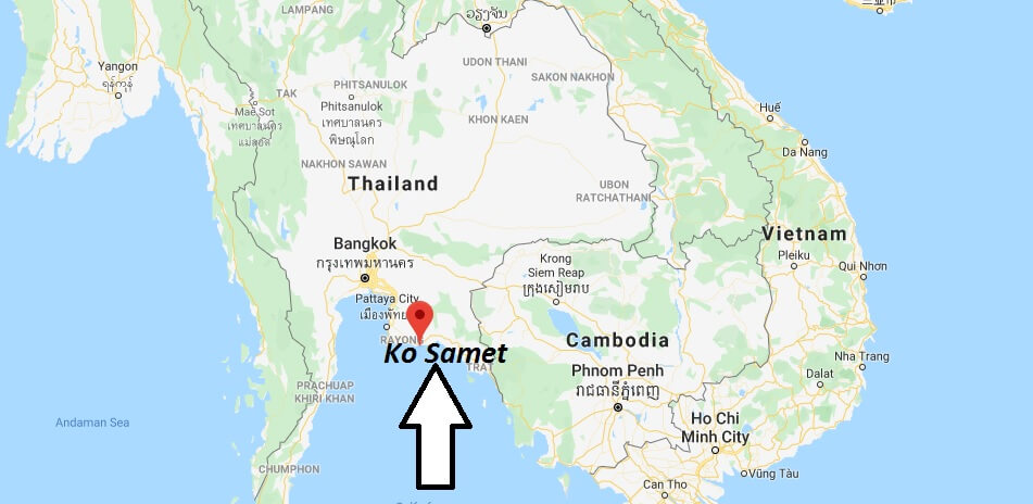 Where is Ko Samet Located? What Country is Ko Samet in? Ko Samet Map
