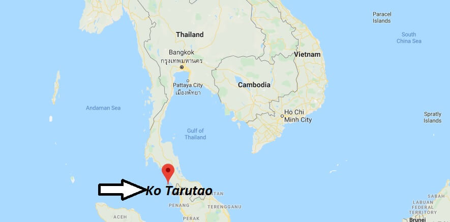 Where is Ko Tarutao Located? What Country is Ko Tarutao in? Ko Tarutao Map