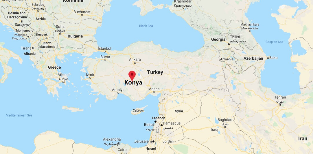 Where is Konya Located? What Country is Konya in? Konya Map