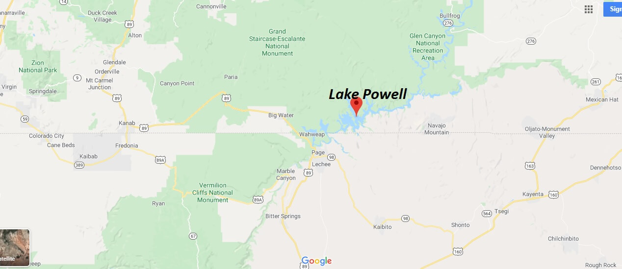 Where is Lake Powell Located? What city is Lake Powell in?