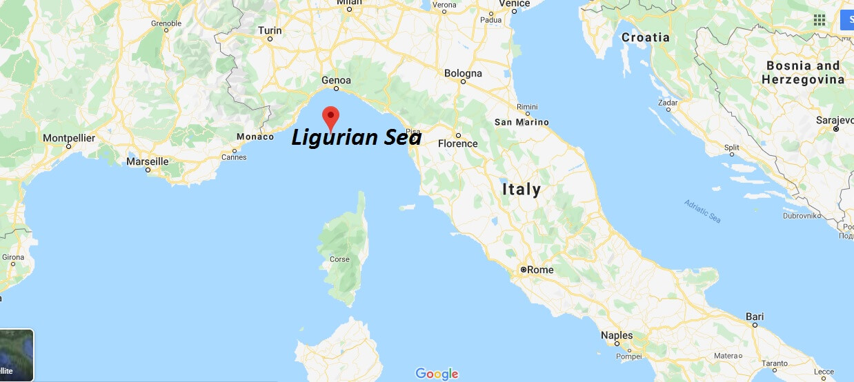 Where is Ligurian Sea? What body of water is Genoa Italy on?
