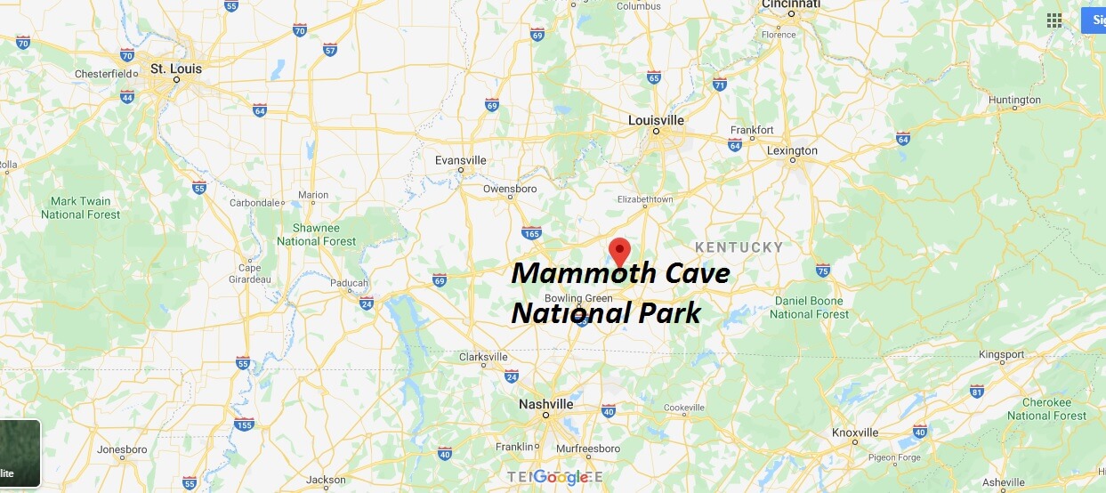 Where is Mammoth Cave Natıonal Park? What city is Mammoth Cave National Park in?