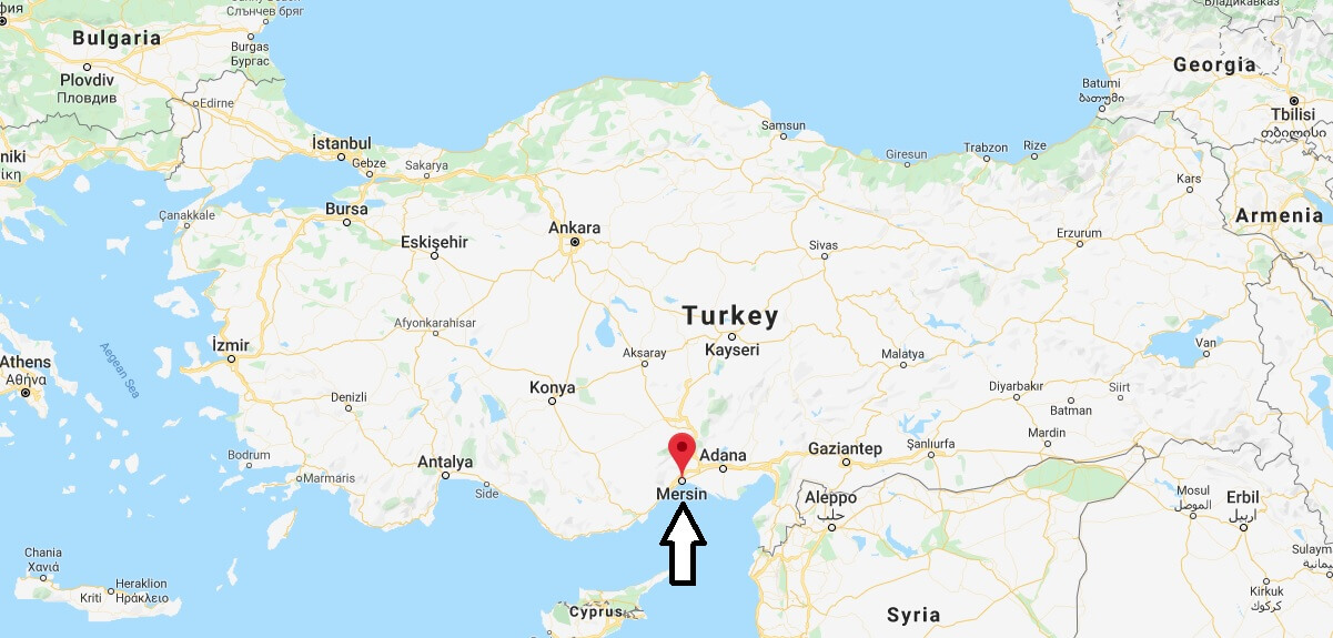 Where is Mersin Located? What Country is Mersin in? Mersin Map