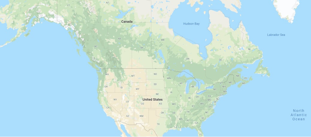 Where is North America Located? North America Countries? North America Map